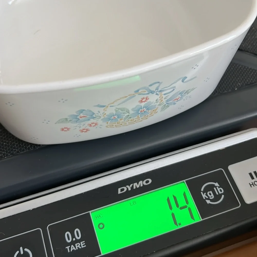 Vintage CorningWare Country Cornflower A-1 1/2-B 1.5L Casserole No Lid